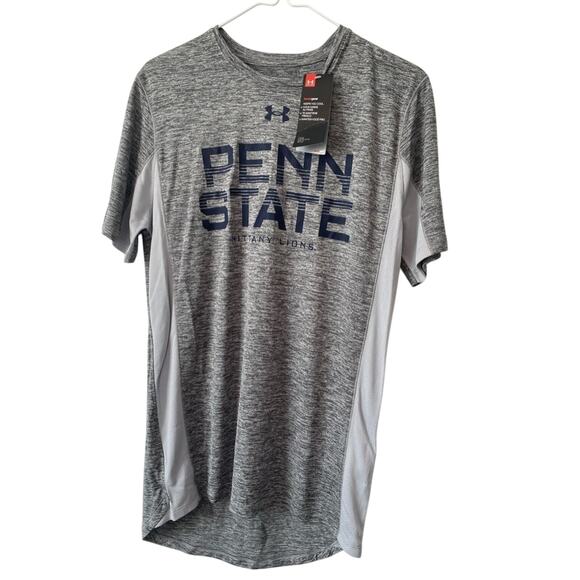 Under Armour Men's S Penn State University Heat Gear Performance T-Shirt Active - Picture 2 of 10